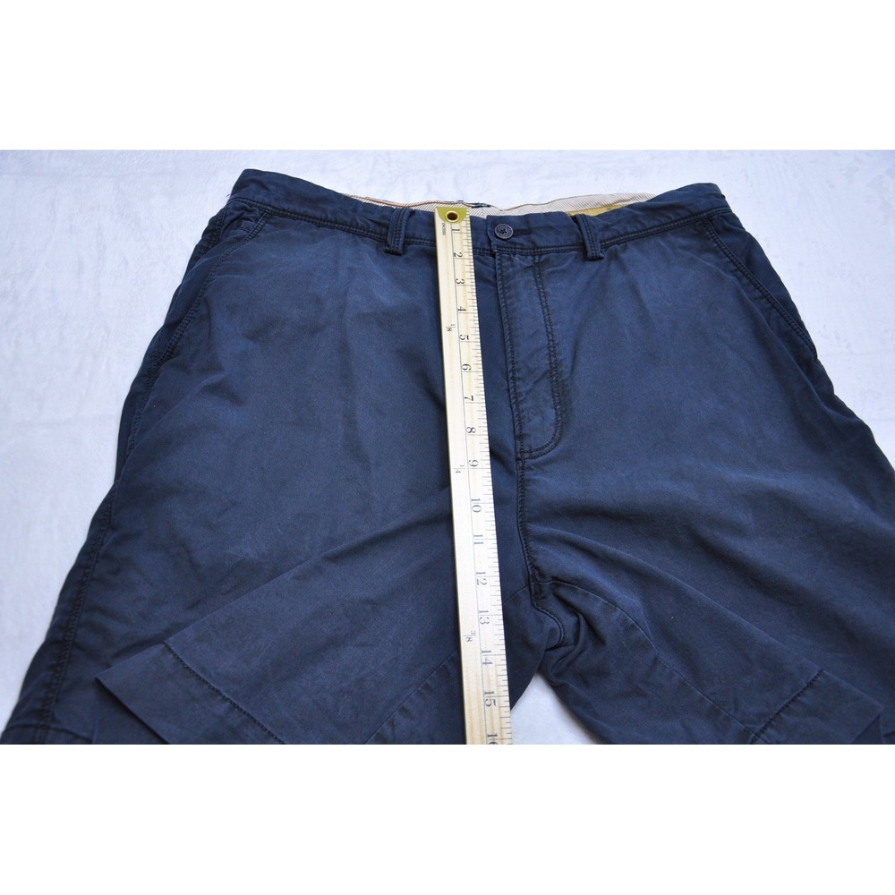 Tommy Bahama Shorts Mens 34 Navy Blue Stretch Casual Chino Tencel Comfort Summer - Picture 7 of 8
